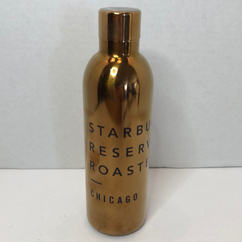 Starbucks Reserve Roastery Chicago Copper Colored 20 once Travel Tumbler